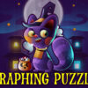 graphing puzzle halloween