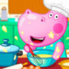 hippo cooking school game for girls